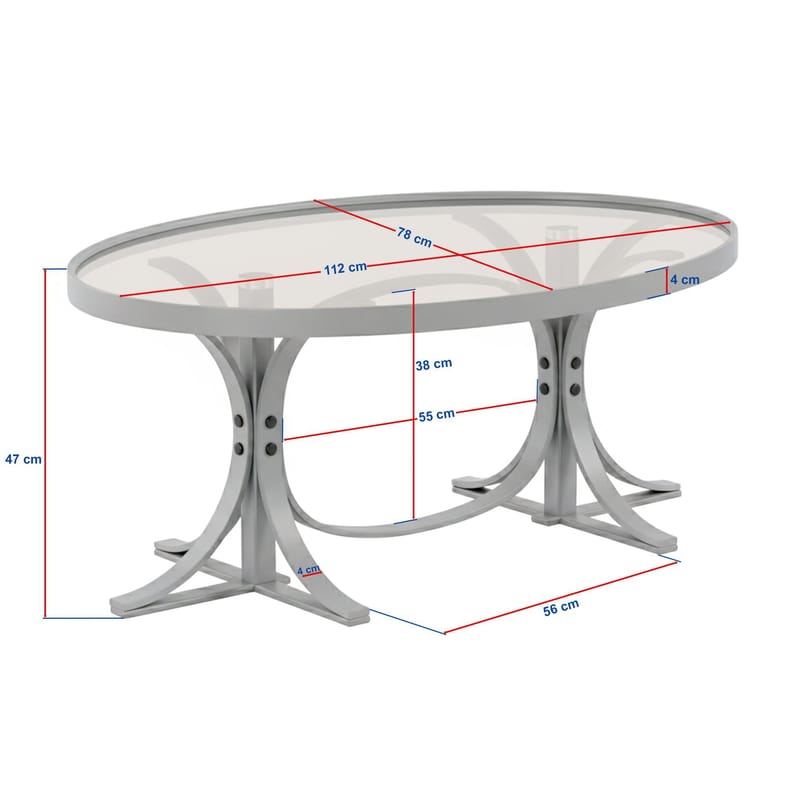 Lirena Soffbord 112 cm - Valnöt - Möbler - Bord & matgrupp - Soffbord