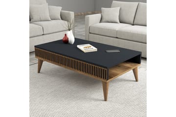 Lissione Soffbord 105 cm - Valnöt/Antracit - Möbler - Bord & matgrupp - Soffbord