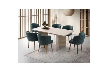 Loftia Matbord 180 cm Rektangulär - Travertine - Möbler - Bord & matgrupp - Matbord & köksbord