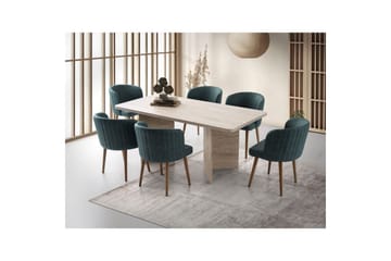 Loftia Matbord 180 cm Rektangulär - Travertine - Möbler - Bord & matgrupp - Matbord & köksbord