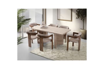 Loftia Matbord 180 cm Rektangulär - Travertine - Möbler - Bord & matgrupp - Matbord & köksbord