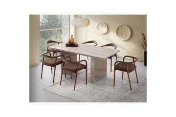 Loftia Matbord 180 cm Rektangulär - Travertine - Möbler - Bord & matgrupp - Matbord & köksbord