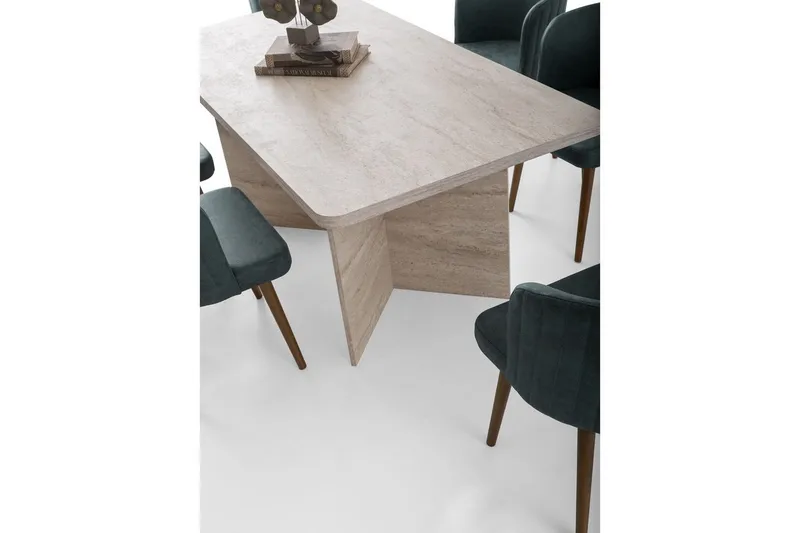 Loftia Matbord 180 cm Rektangulär - Travertine - Möbler - Bord & matgrupp - Matbord & köksbord