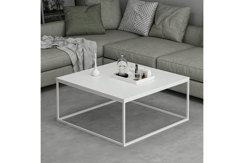 Loni Soffbord 90 cm - Vit - Möbler - Bord & matgrupp - Soffbord