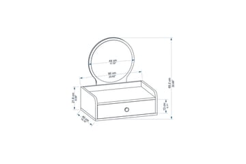Loomba Sminkbord 60 cm - Ek - Möbler - Bord & matgrupp - Sminkbord & toalettbord