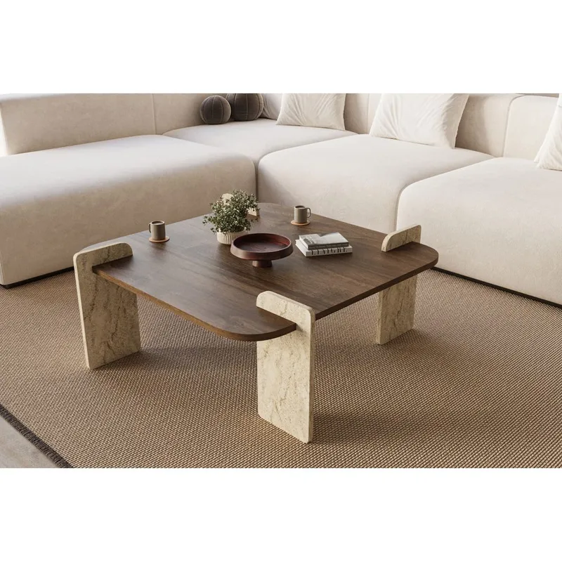 Lorvenor Soffbord 90 cm - Mörkbrun - Möbler - Bord & matgrupp - Soffbord