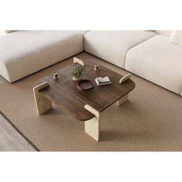 Lorvenor Soffbord 90 cm - Mörkbrun - Möbler - Bord & matgrupp - Soffbord