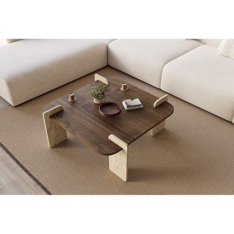 Lorvenor Soffbord 90 cm - Mörkbrun - Möbler - Bord & matgrupp - Soffbord