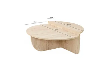 Louvrall Soffbord 90 cm - Beige - Möbler - Bord & matgrupp - Soffbord