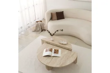 Louvrall Soffbord 90 cm - Beige - Möbler - Bord & matgrupp - Soffbord