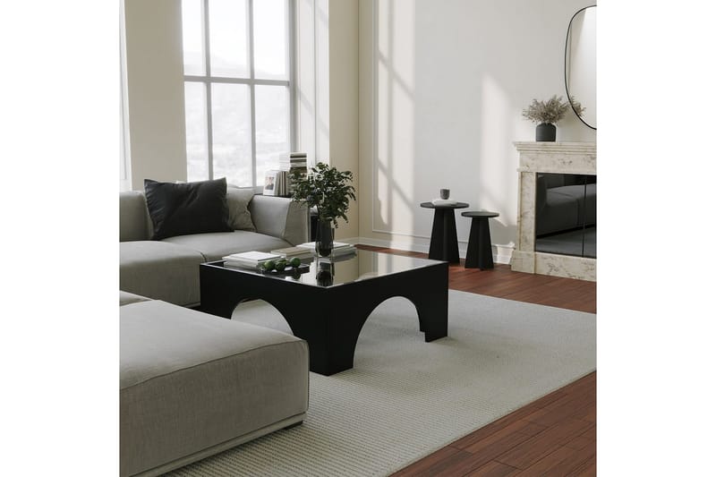 Lowan Soffbord 80 cm - Svart - Möbler - Bord & matgrupp - Soffbord