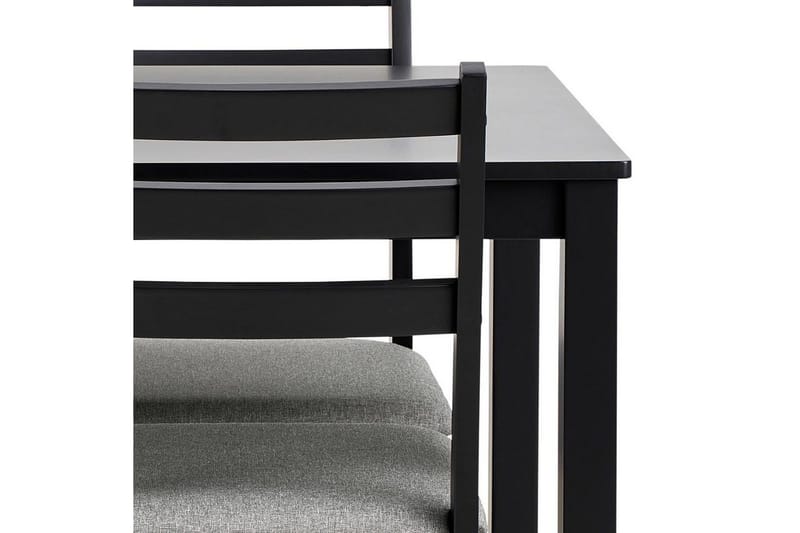 Lumino Matgrupp 110 cm + 4 st Matstolar - Svart - Möbler - Bord & matgrupp - Matgrupp