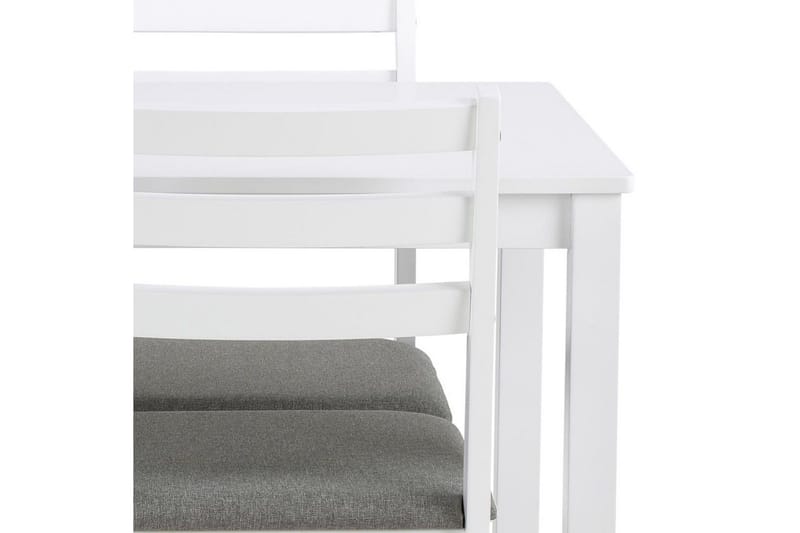Lumino Matgrupp 110 cm + 4 st Matstolar - Vit - Möbler - Bord & matgrupp - Matgrupp
