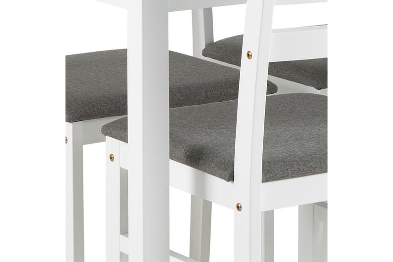 Lumino Matgrupp 110 cm + 4 st Matstolar - Vit - Möbler - Bord & matgrupp - Matgrupp