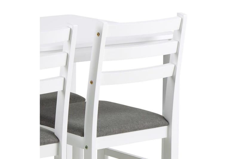 Lumino Matgrupp 110 cm + 4 st Matstolar - Vit - Möbler - Bord & matgrupp - Matgrupp