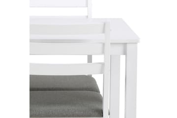 Lumino Matgrupp 110 cm + 4 st Matstolar - Vit - Möbler - Bord & matgrupp - Matgrupp