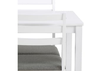 Lumino Matgrupp 110 cm + 4 st Matstolar - Vit - Möbler - Bord & matgrupp - Matgrupp