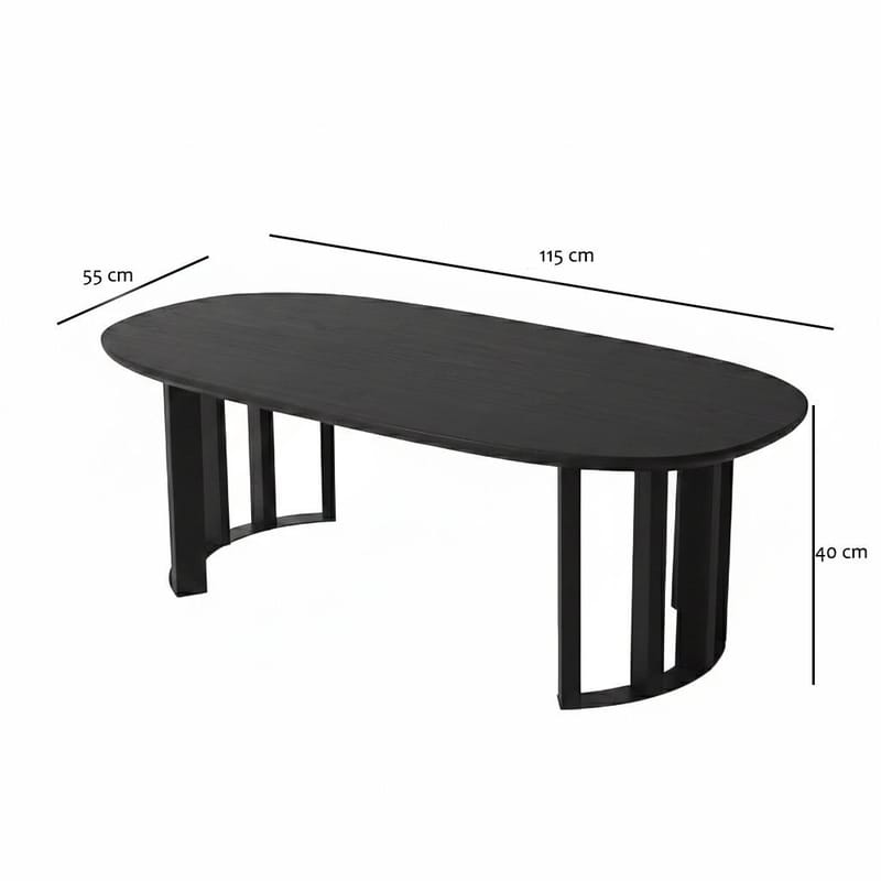 Lumor Soffbord 120x40x60 cm - Valnöt - Möbler - Bord & matgrupp - Soffbord