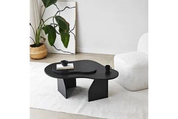 Lunor Asymmetriskt Soffbord 96 cm i Trä - Svart - Möbler - Bord & matgrupp - Soffbord
