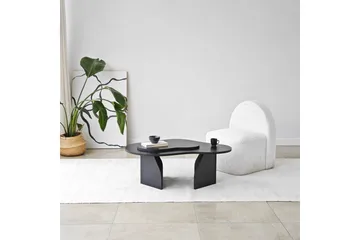 Lunor Asymmetriskt Soffbord 96 cm i Trä - Svart - Möbler - Bord & matgrupp - Soffbord