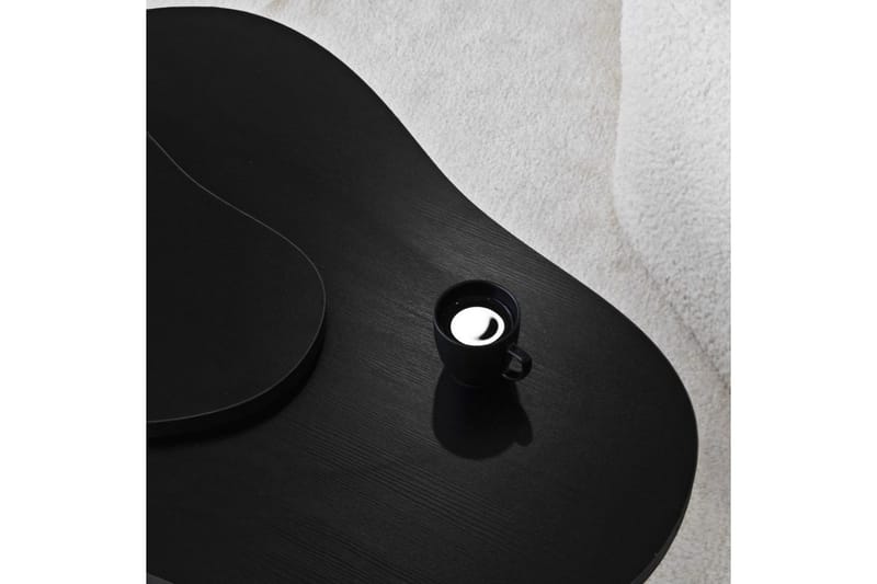 Lunor Asymmetriskt Soffbord 96 cm i Trä - Svart - Möbler - Bord & matgrupp - Soffbord