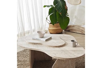 Lunor Soffbord 105 cm - Beige - Möbler - Bord & matgrupp - Soffbord