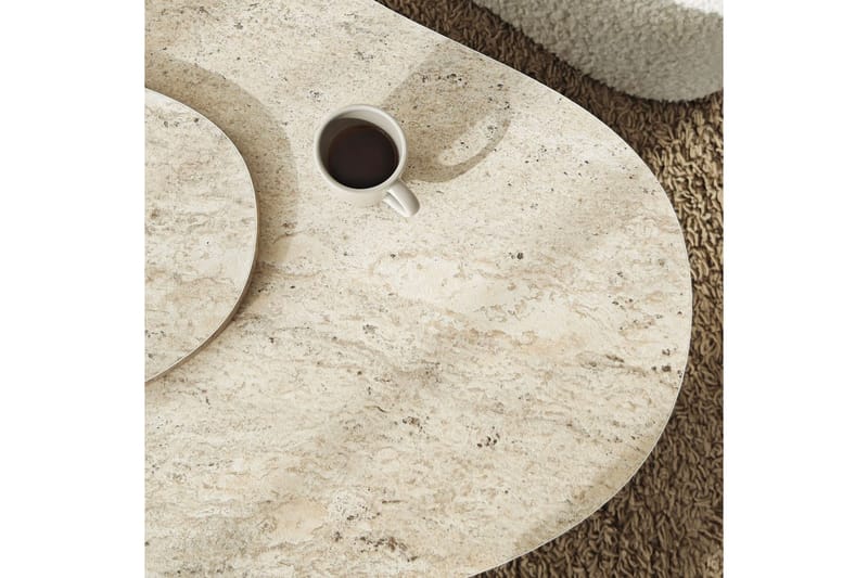 Lunor Soffbord 105 cm - Beige - Möbler - Bord & matgrupp - Soffbord