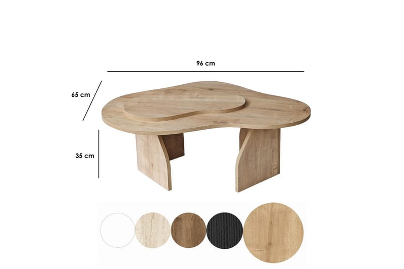 Lunor Soffbord 105 cm - Brun - Möbler - Bord & matgrupp - Soffbord