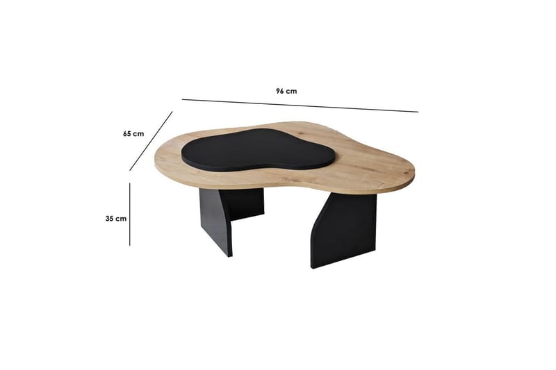 Lunor Soffbord 105 cm - Svart - Möbler - Bord & matgrupp - Soffbord