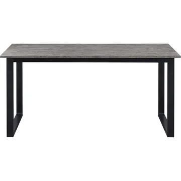 Luton Matbord 160x90 cm - Betonggrå och svart - Möbler - Bord & matgrupp - Matbord & köksbord