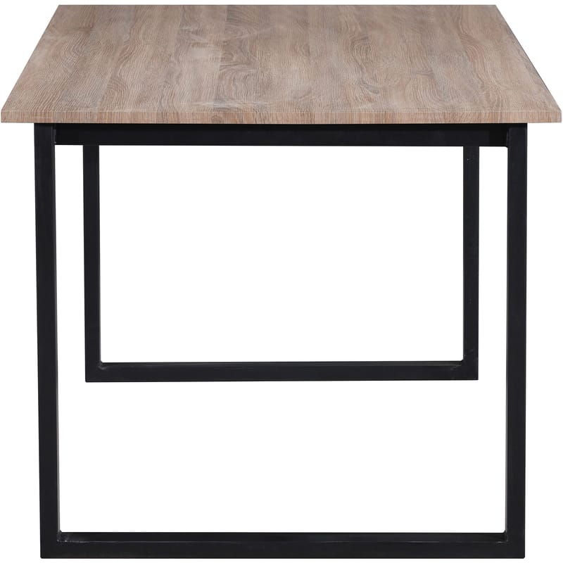 Luton Matbord 160x90 cm - Ek och svart - Möbler - Bord & matgrupp - Matbord & köksbord