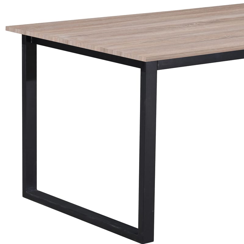 Luton Matbord 160x90 cm - Ek och svart - Möbler - Bord & matgrupp - Matbord & köksbord