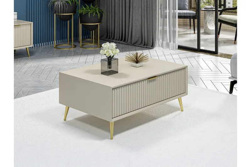 Luxe Soffbord 90 cm, Sandsten