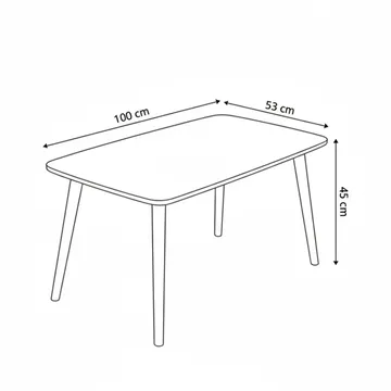Lyvenn Soffbord 100 cm Rektangulär - Valnöt - Möbler - Bord & matgrupp - Soffbord