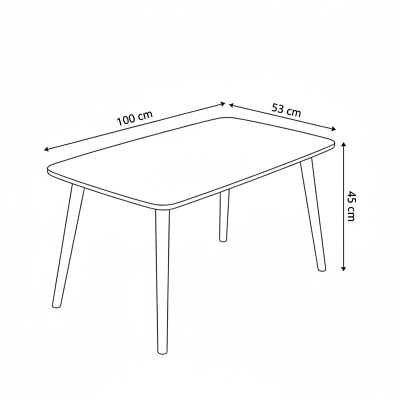 Lyvenn Soffbord 100 cm Rektangulär - Valnöt - Möbler - Bord & matgrupp - Soffbord