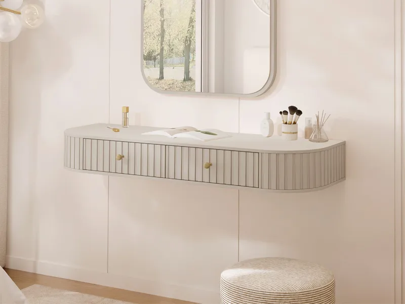 Maggio Sminkbord 123 cm - beige - Möbler - Bord & matgrupp - Sminkbord & toalettbord
