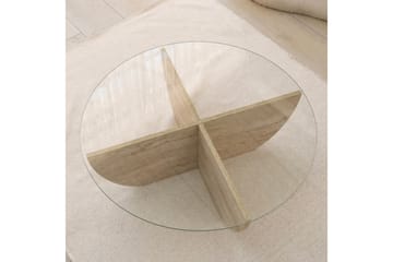 Makhan Soffbord 90 cm - Beige - Möbler - Bord & matgrupp - Soffbord