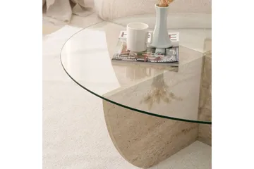 Makhan Soffbord 90 cm - Beige - Möbler - Bord & matgrupp - Soffbord