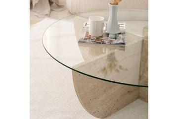 Makhan Soffbord 90 cm - Beige - Möbler - Bord & matgrupp - Soffbord