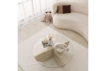 Makhan Soffbord 90 cm - Beige - Möbler - Bord & matgrupp - Soffbord