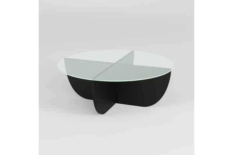 Makhan Soffbord 90 cm, Svart