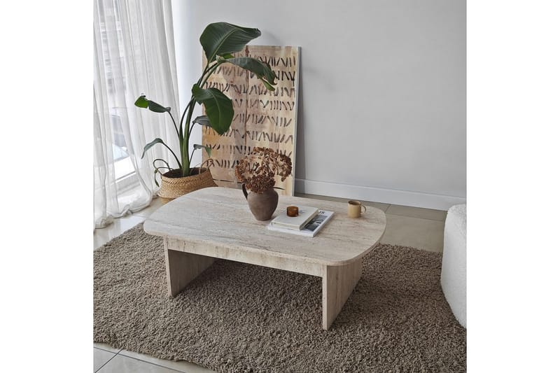 Malo Soffbord 105 cm - Beige - Möbler - Bord & matgrupp - Soffbord