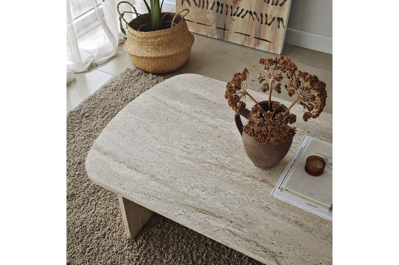 Malo Soffbord 105 cm - Beige - Möbler - Bord & matgrupp - Soffbord