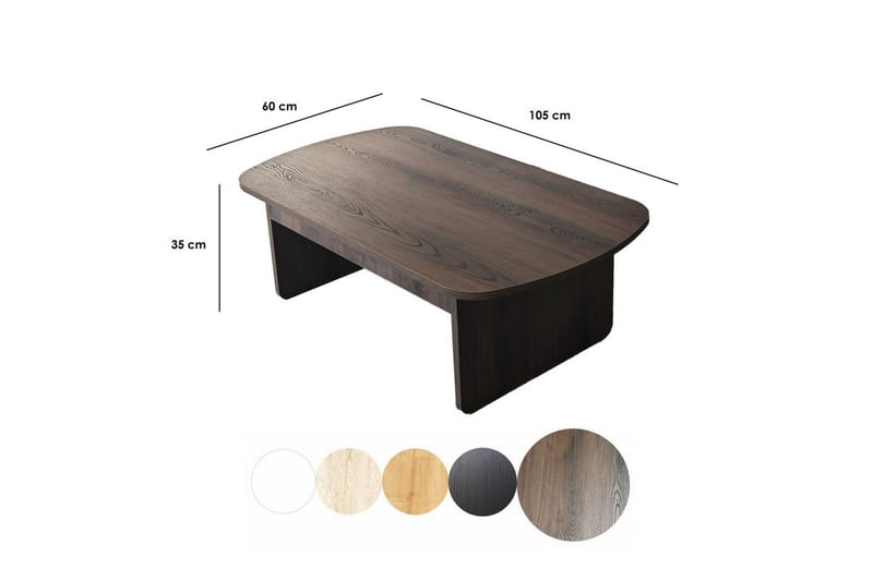 Malo Soffbord 105 cm - Brun - Möbler - Bord & matgrupp - Soffbord