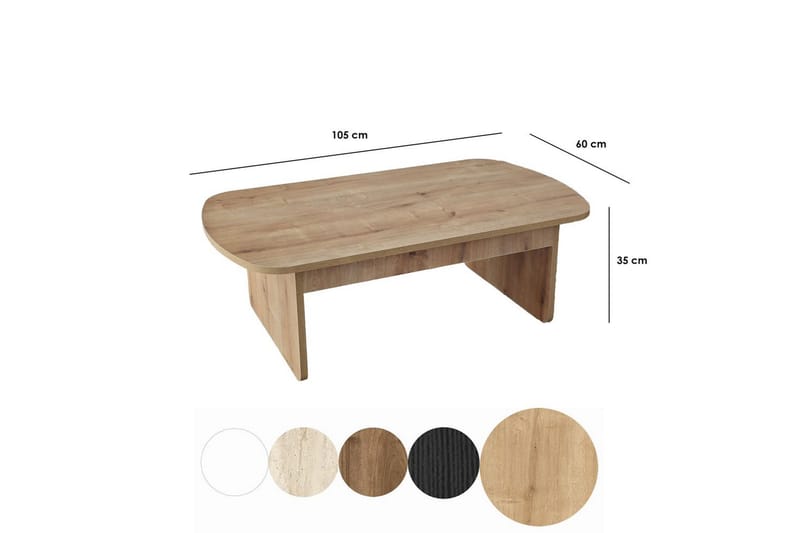 Malo Soffbord 105 cm - Multifärgad - Möbler - Bord & matgrupp - Soffbord
