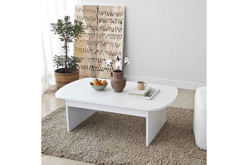 Malo Soffbord 105 cm - Vit - Möbler - Bord & matgrupp - Soffbord