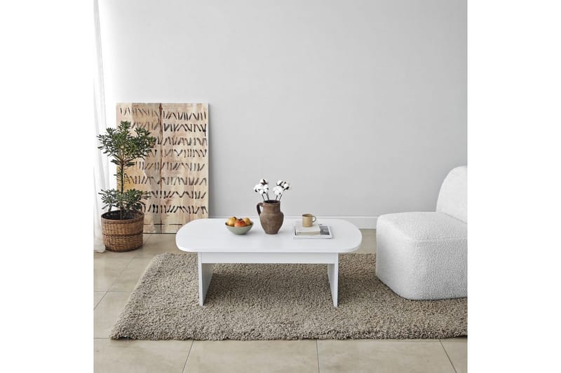 Malo Soffbord 105 cm - Vit - Möbler - Bord & matgrupp - Soffbord