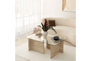 Malpani Soffbord 105 cm - Beige - Möbler - Bord & matgrupp - Soffbord