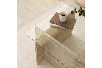 Malpani Soffbord 105 cm - Beige - Möbler - Bord & matgrupp - Soffbord