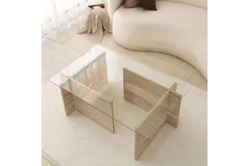 Malpani Soffbord 105 cm - Beige - Möbler - Bord & matgrupp - Soffbord